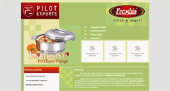 Desktop Screenshot of pilotexports.in